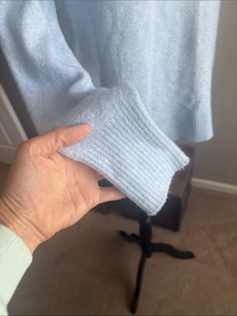 J. Crew Pale Blue Crewneck Sweater - Picture 4 of 12